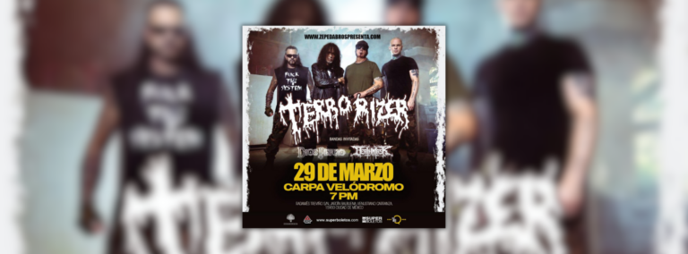 Terrorizer, leyenda del grindcore regresa a México 10 2