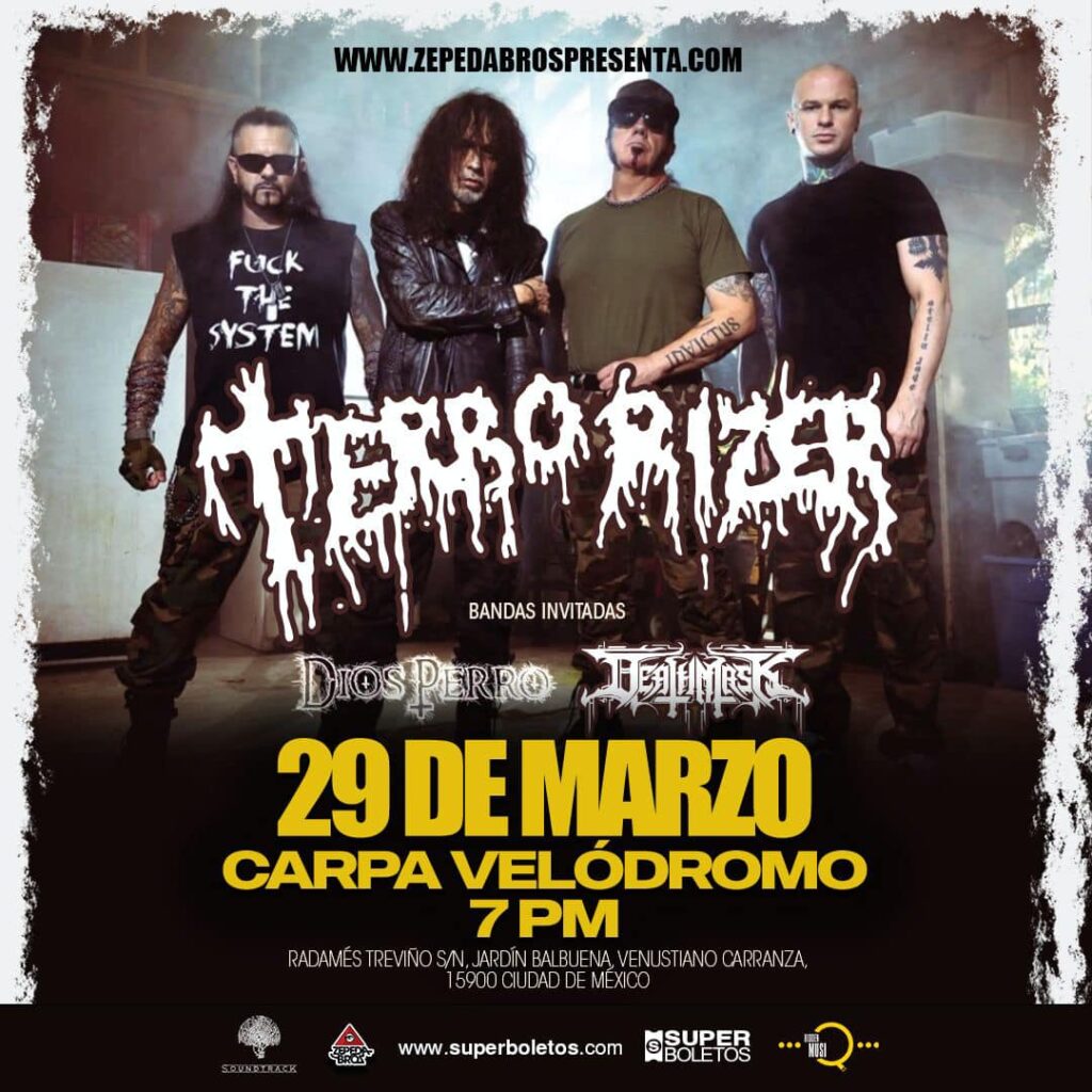 Terrorizer, leyenda del grindcore regresa a México 1 1